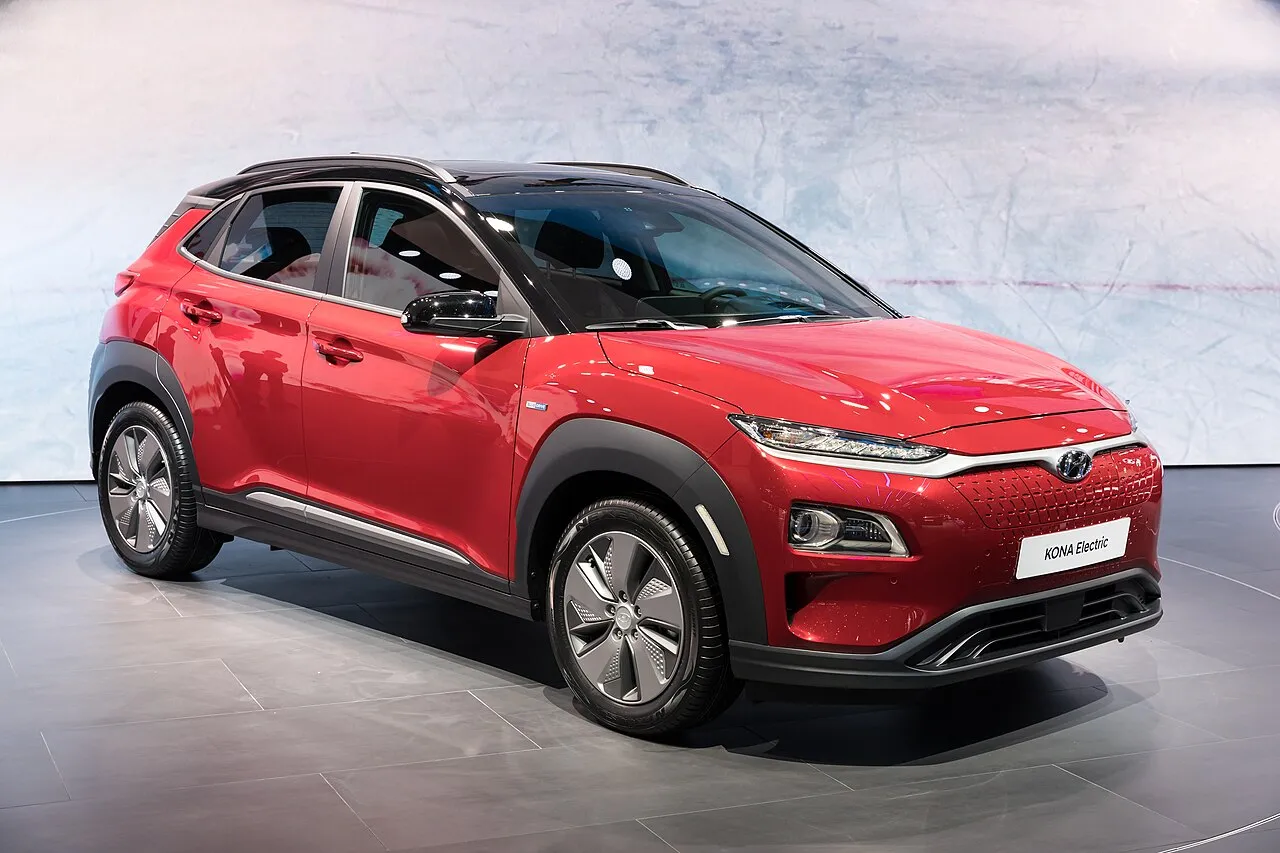 Hyundai Kona Electric, rdeča barva